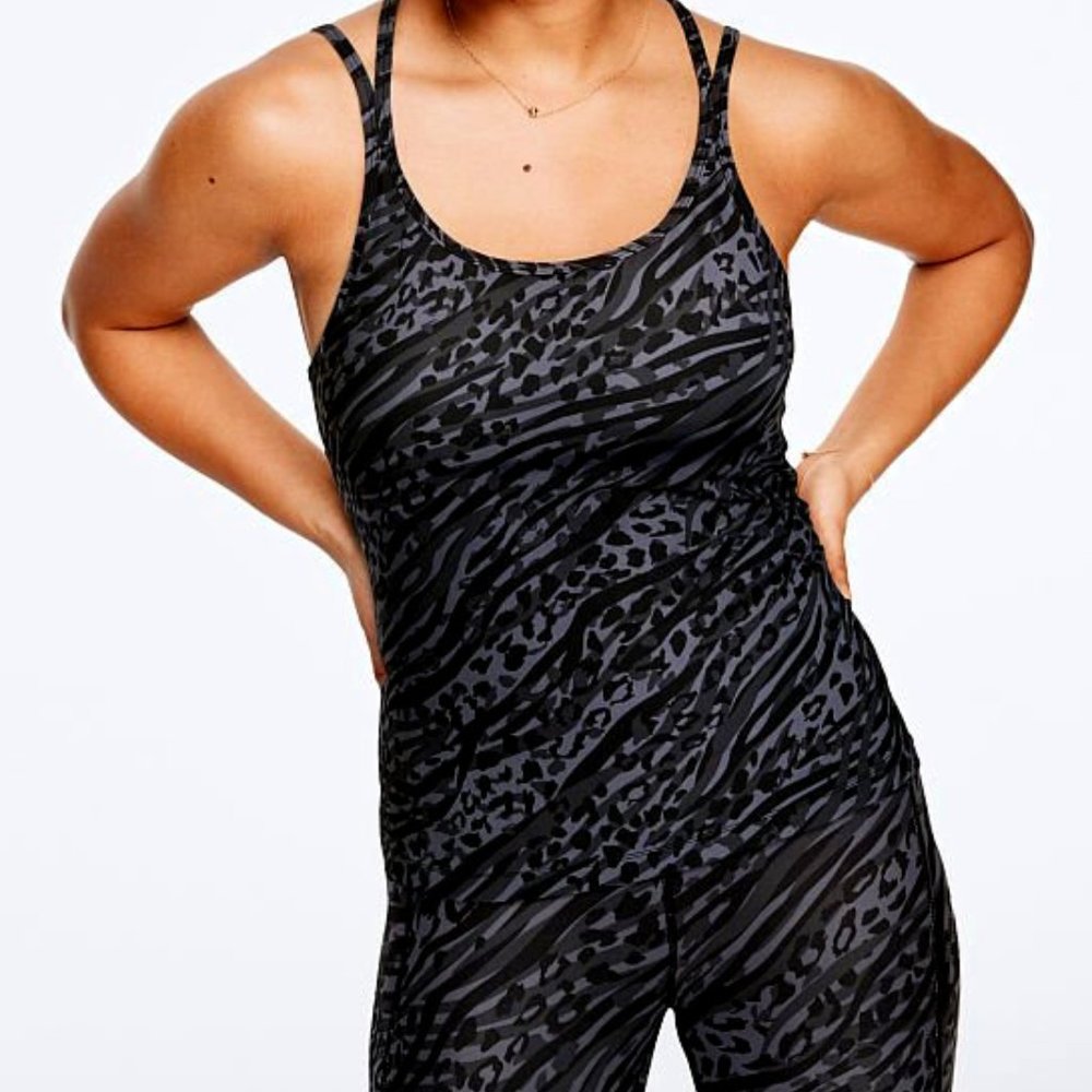 PINK VICTORIA'S SECRET Printed Workout Tank Brami Top Sz XS**NEW! - Picture 2 of 6